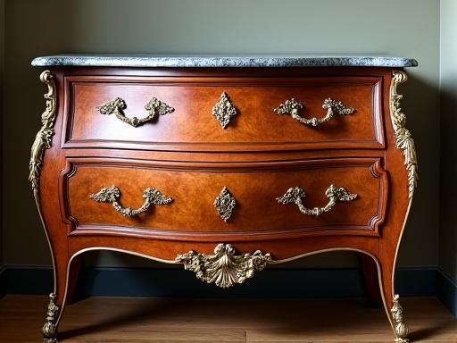 Commode d'époque Louis XV après restauration.